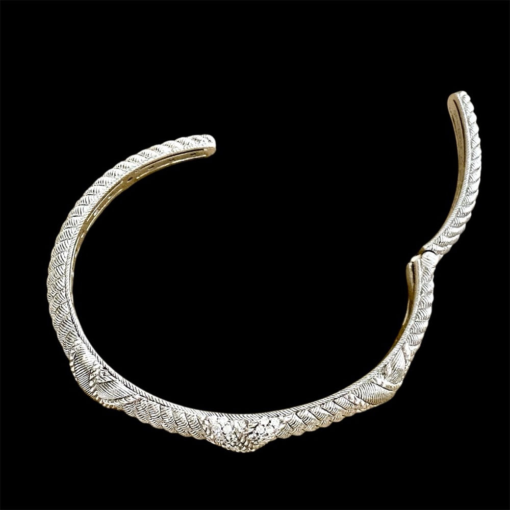 Judith Ripka Silver Bracelet with Crystal Detailing - Picture 2 of 4